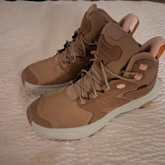 Hoka One One Anacapa 2 Mid Gore Tex Dune Ice Flow Women's Size 11b NWOB - Picture 8 of 12